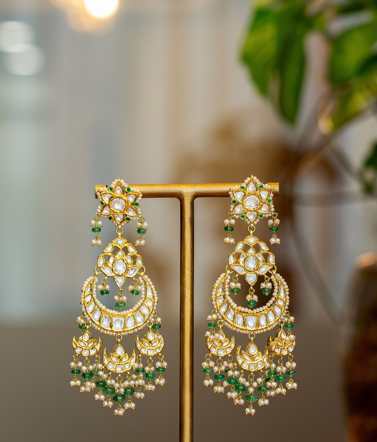 Vamika 22kt Gold Chaand Baalis R Narayan Jewellers