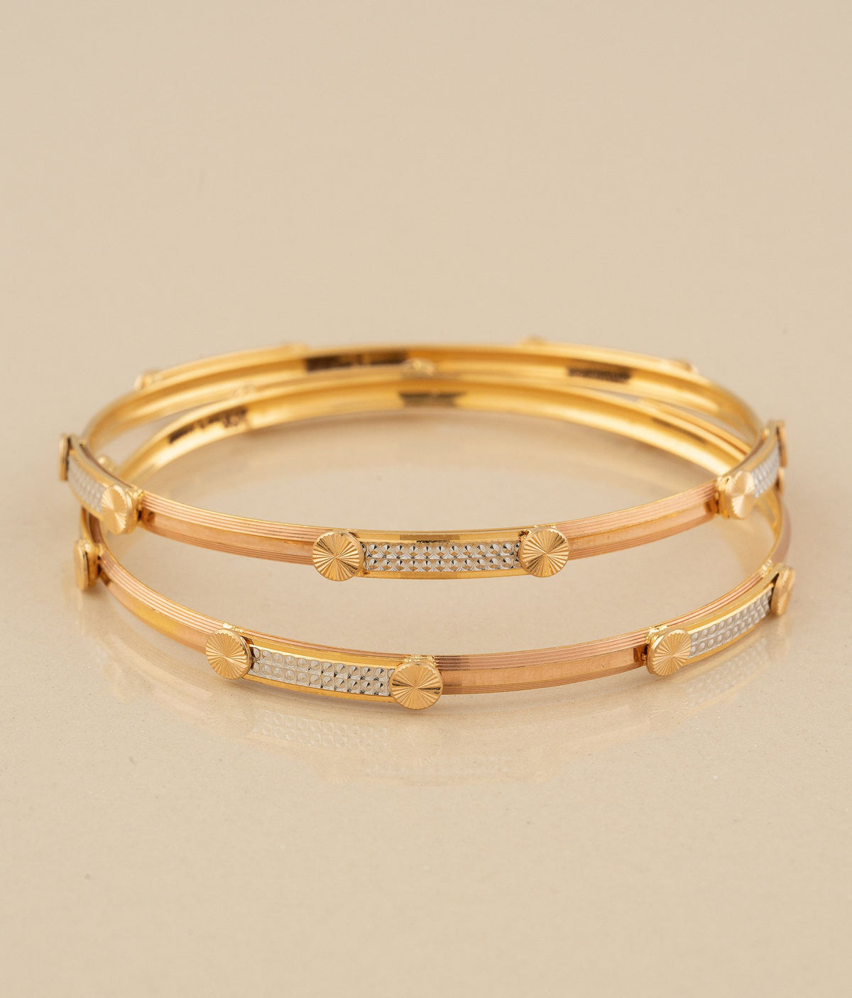 Araaya 22K Gold Bangles Set Of 2 R Narayan Jewellers R Narayan Jewellers
