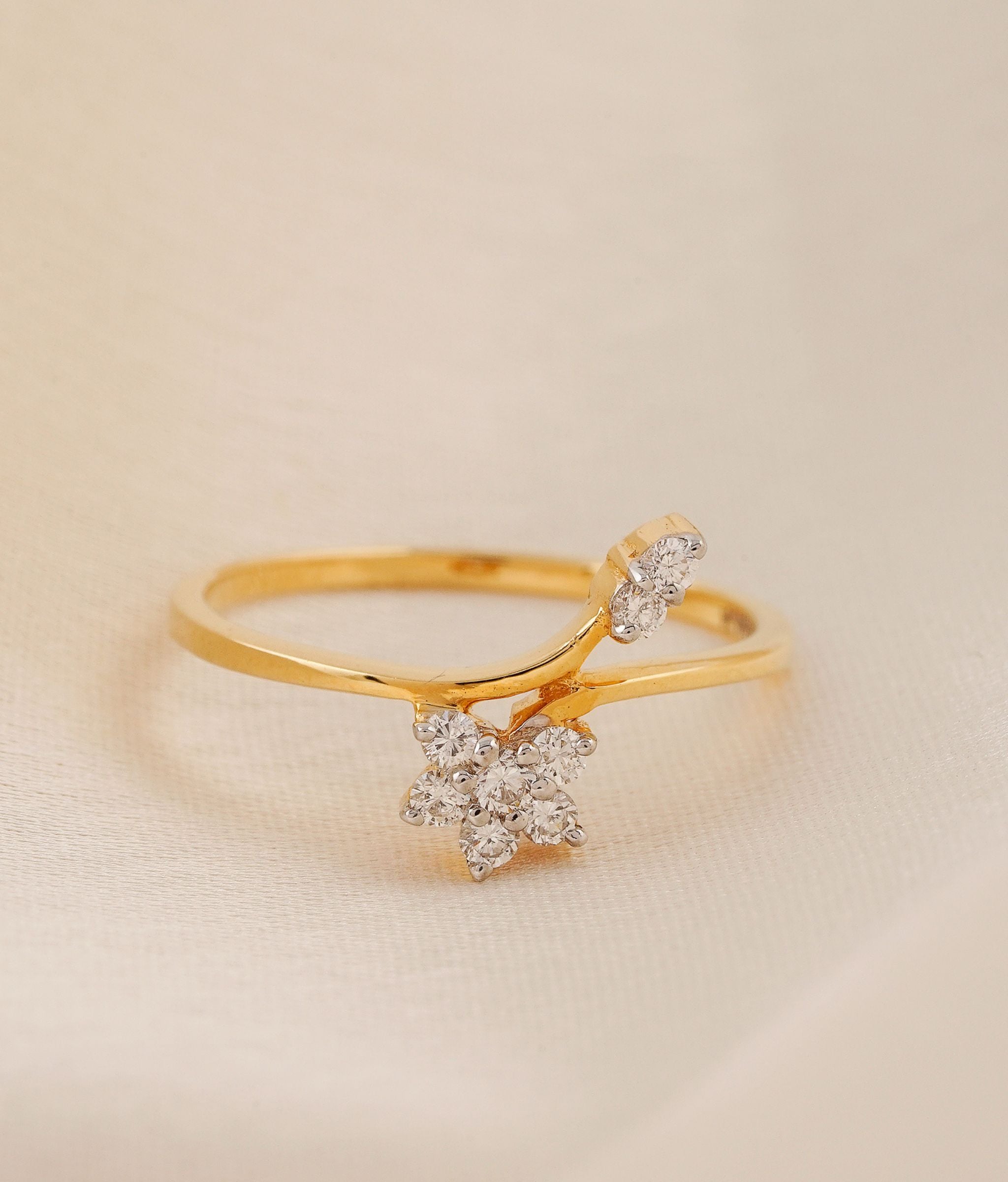 Bianca 18K Gold & Diamond Ring