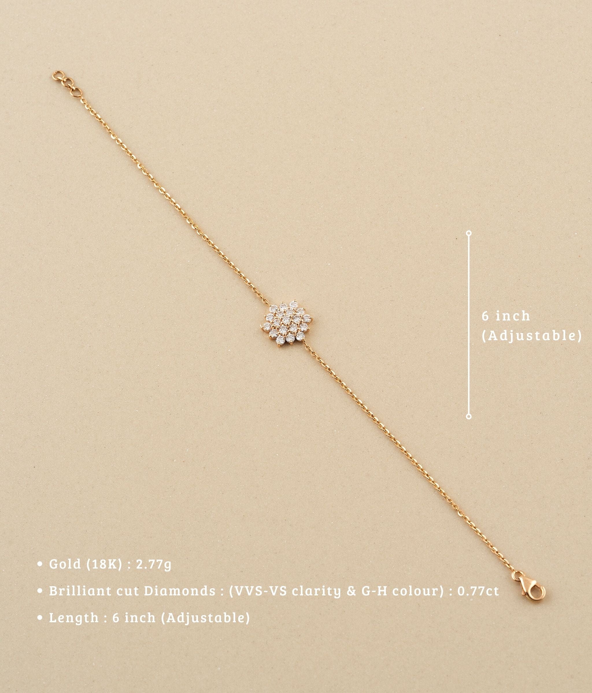 Diane 18K Gold Diamond Bracelet