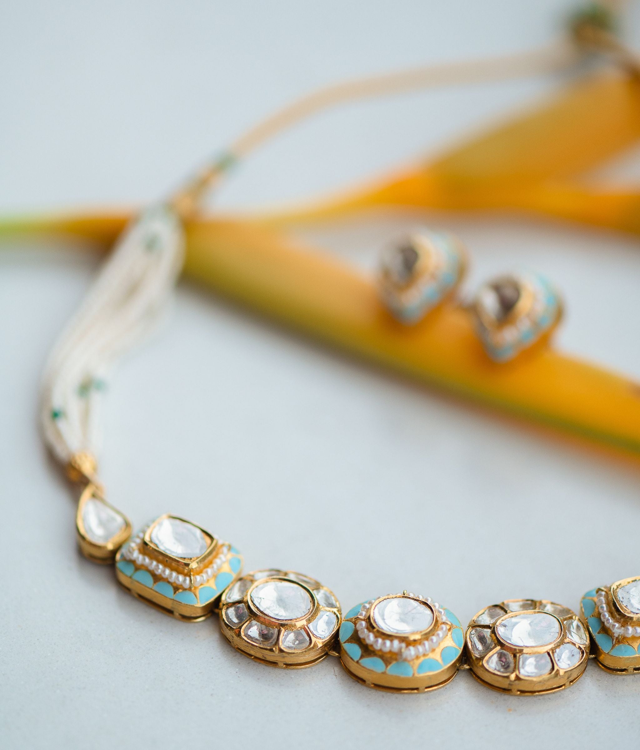 Feroz Gold Choker Necklace