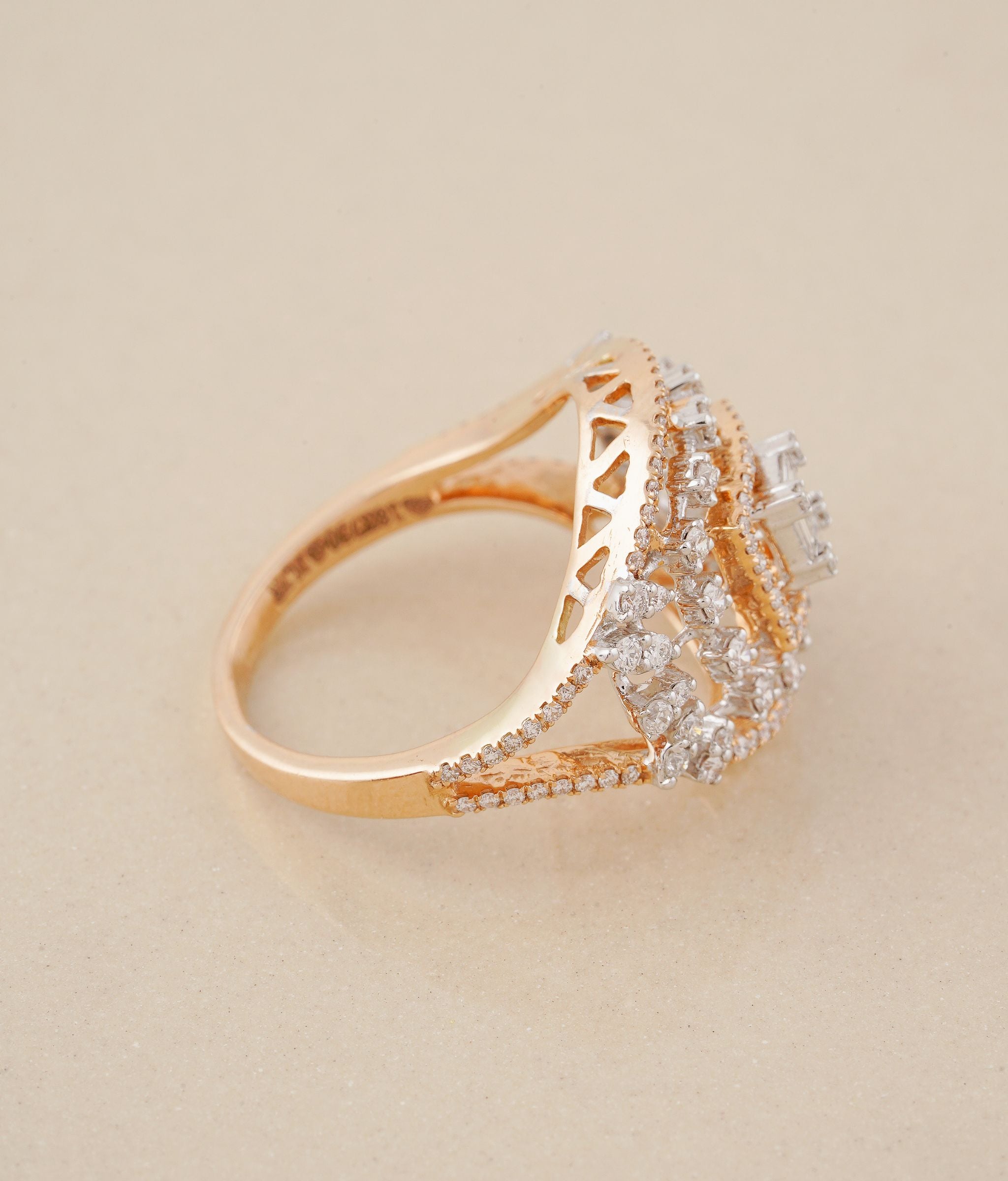 Galaxy Gold & Diamond Ring
