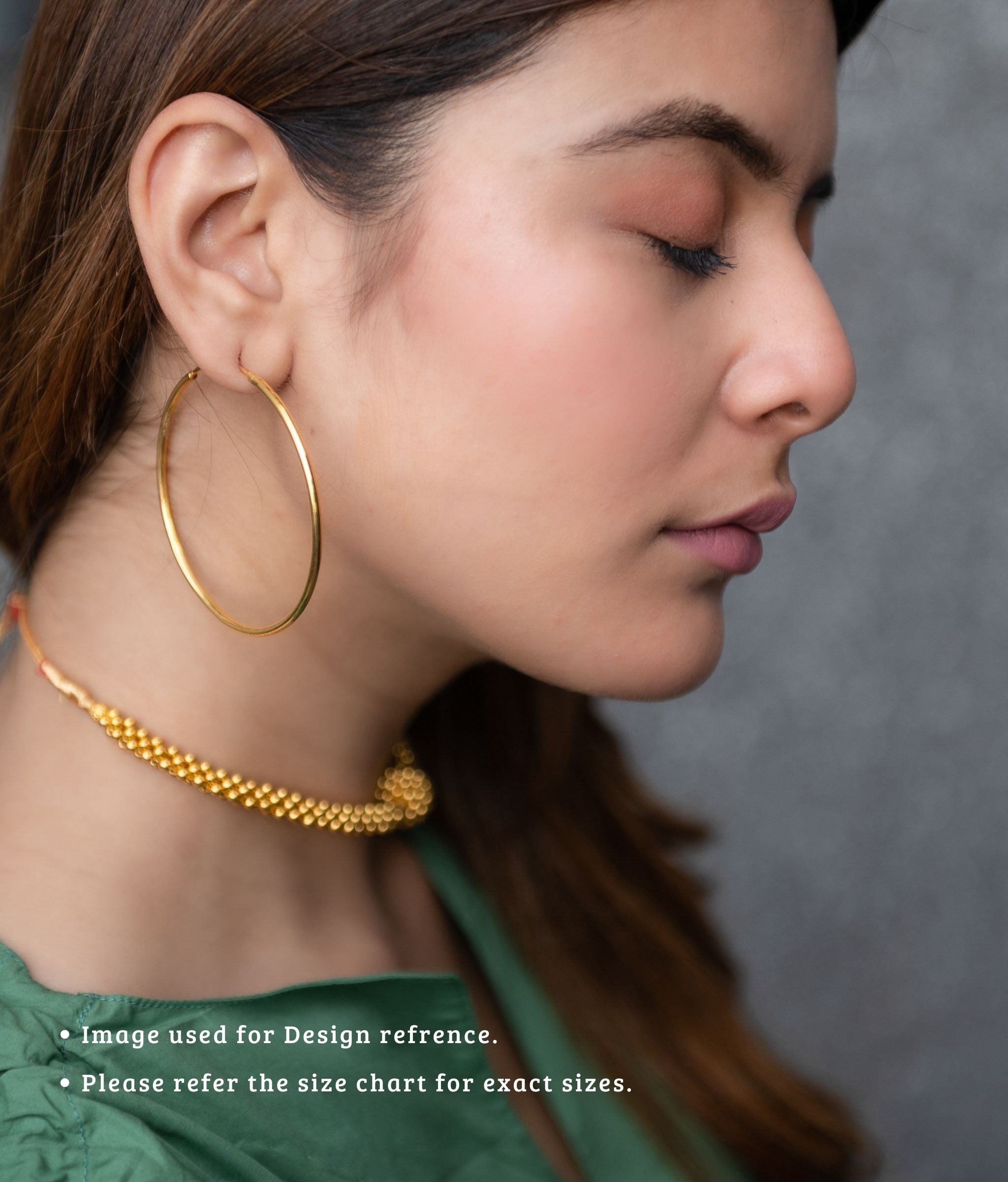 Laila Gold Hoops - Small