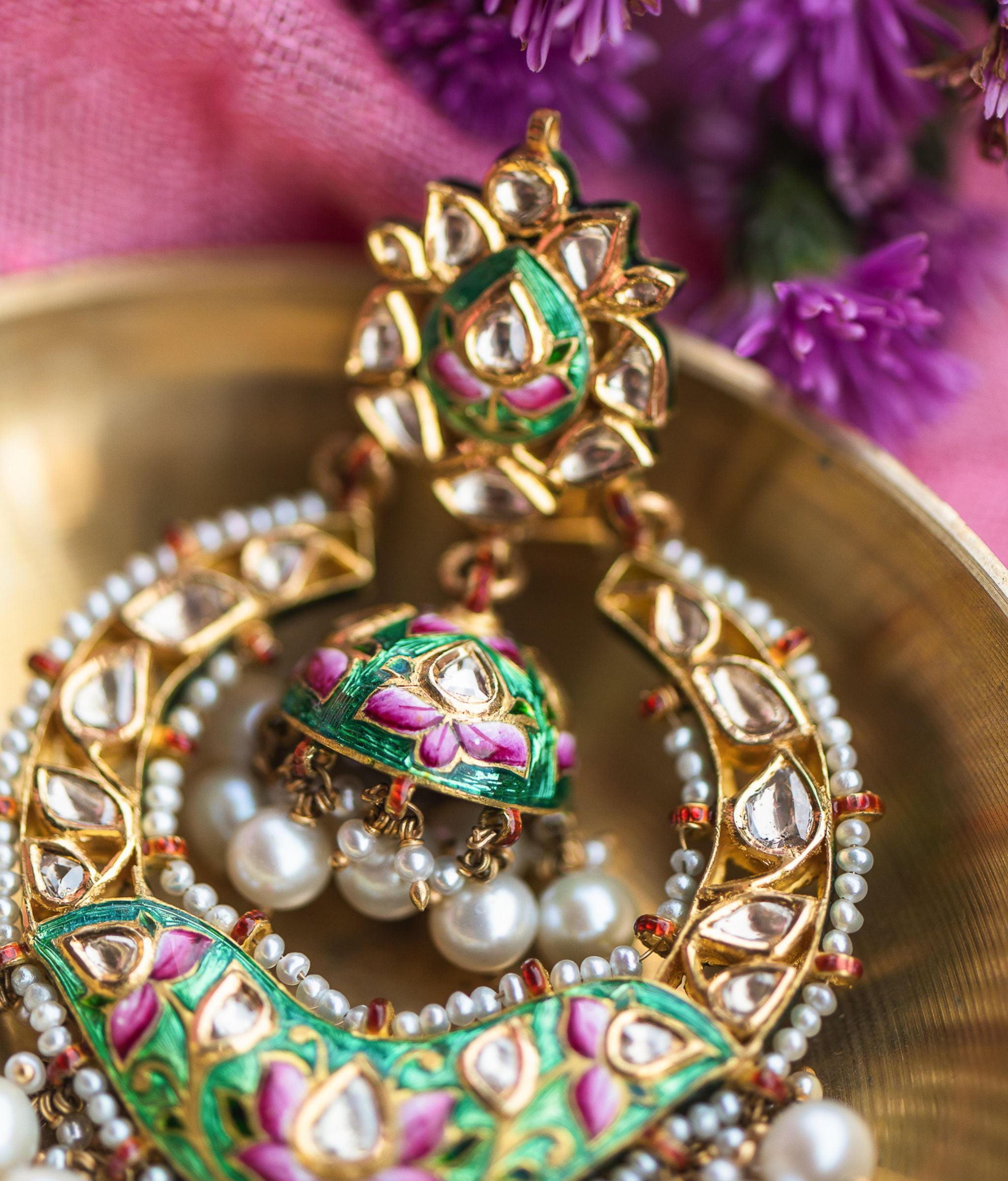 22k Gold Meher Jhumkis