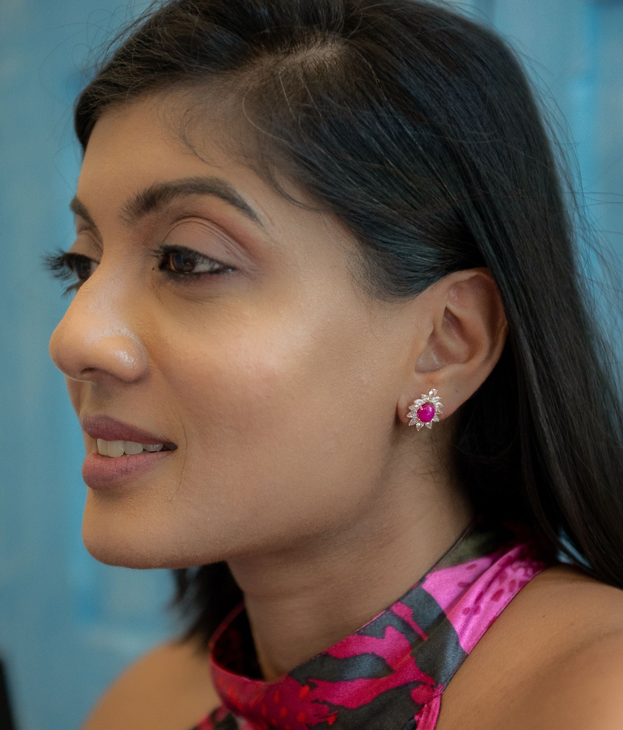 Solitaire Stud Earrings