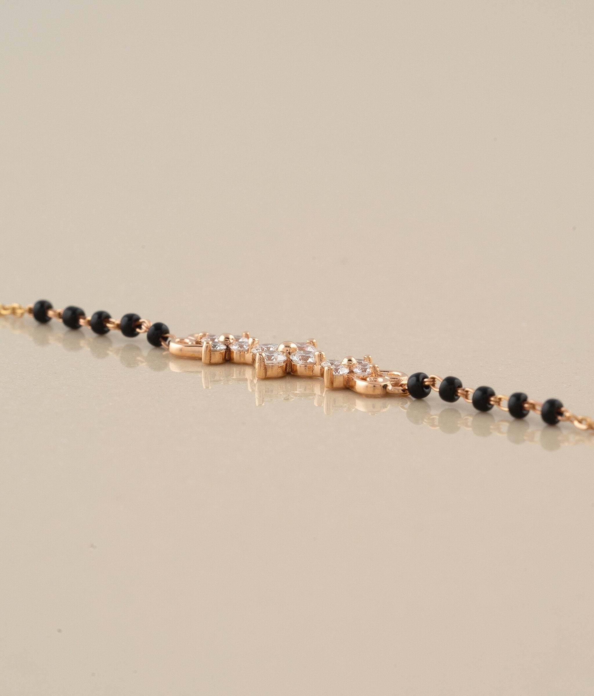 Sutram Gold Mangalsutra Bracelet