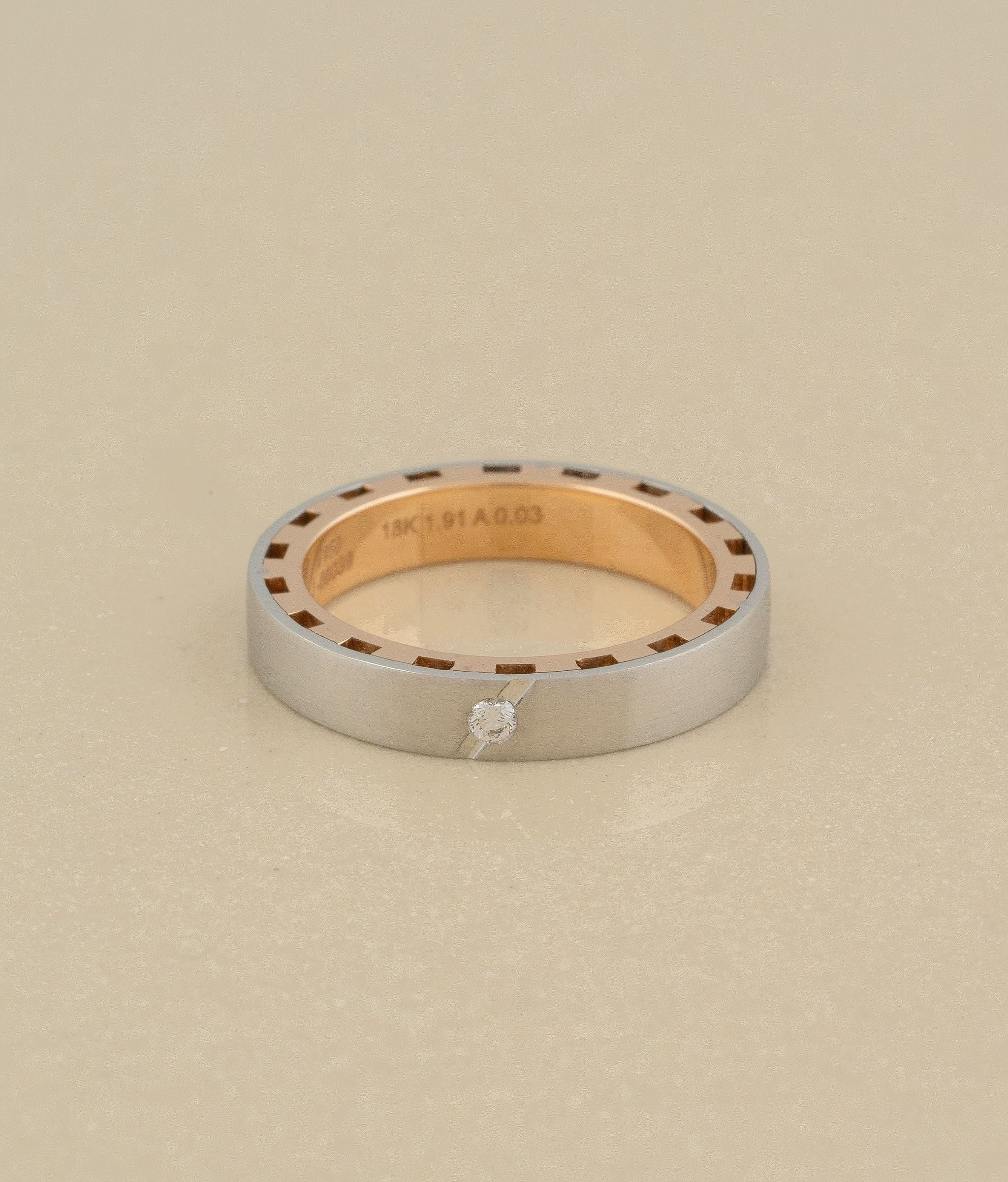 Jaipur Men's Gold & Platinum Ring
