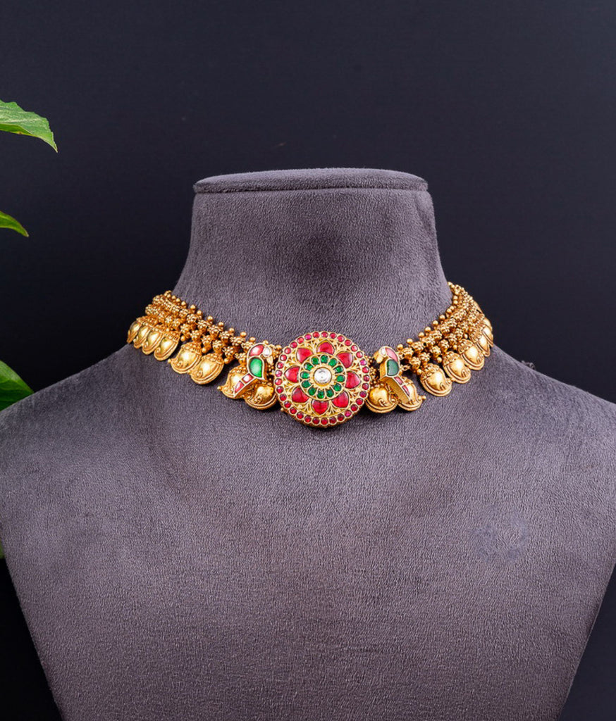 Anantika 925 Silver Choker Necklace