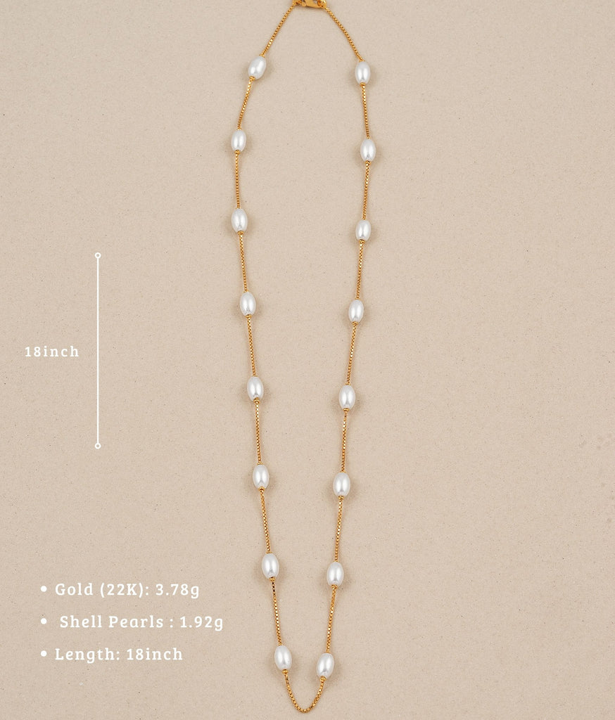 Stellar Buddha Corals with Mother of Pearl Chain Necklace – Deara Fashion  Accessories