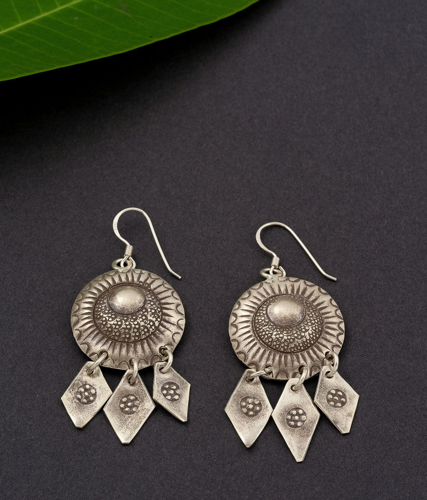 Chahek Silver Earrings