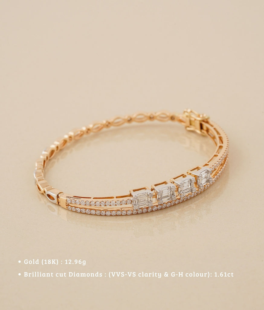 Inaya 18K Gold Diamond Bracelet