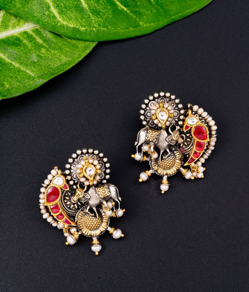 Nandi Festive & Fancy Silver Earrings