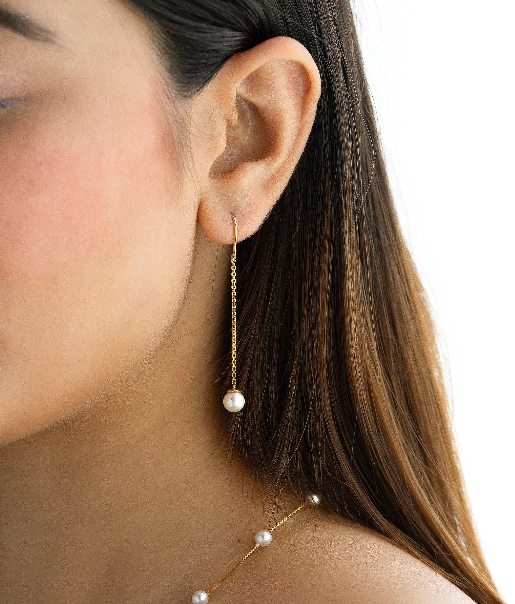 18kt Gold Oceana Pearl Earrings