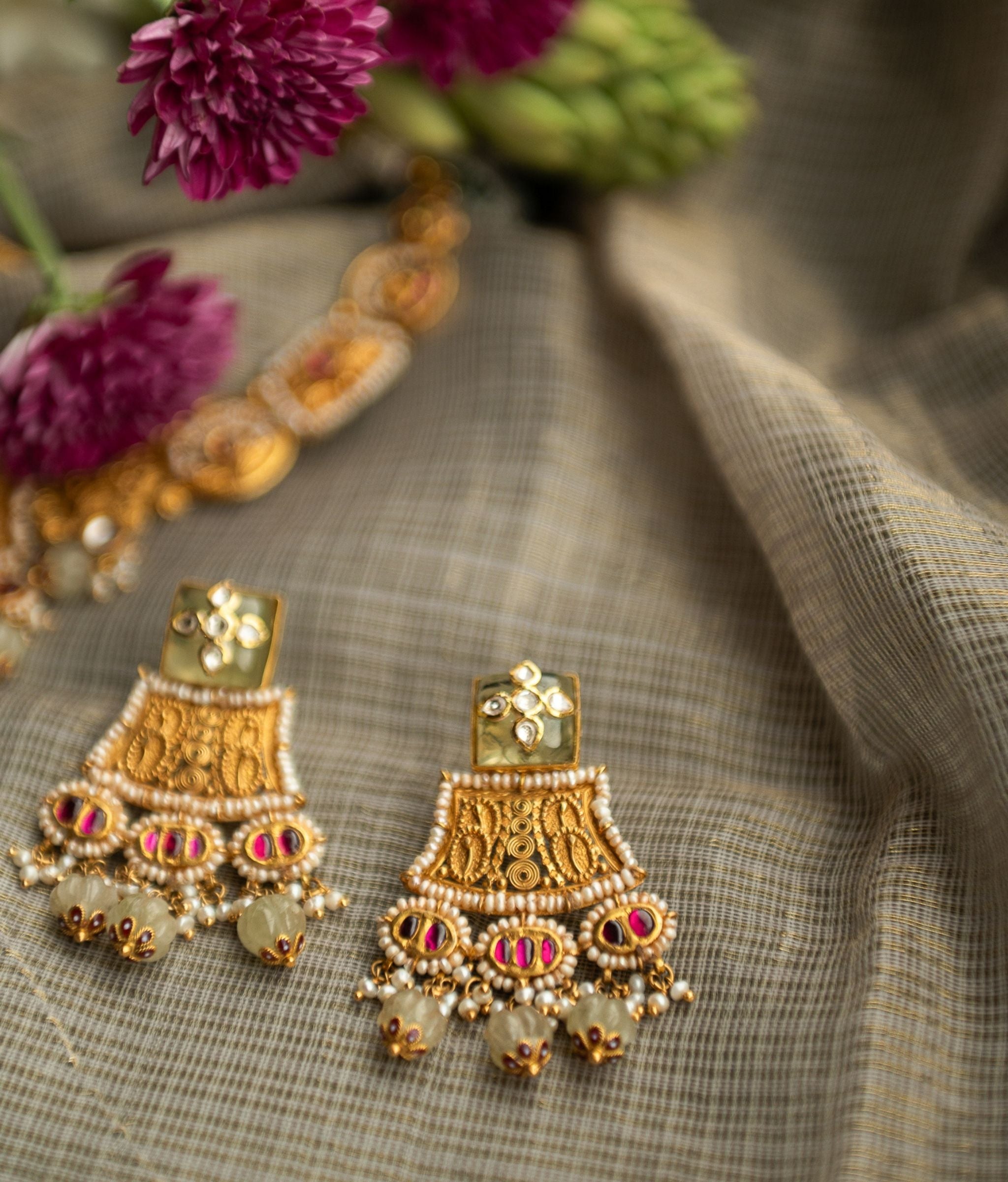 Sapna 22kt Gold Necklace Set