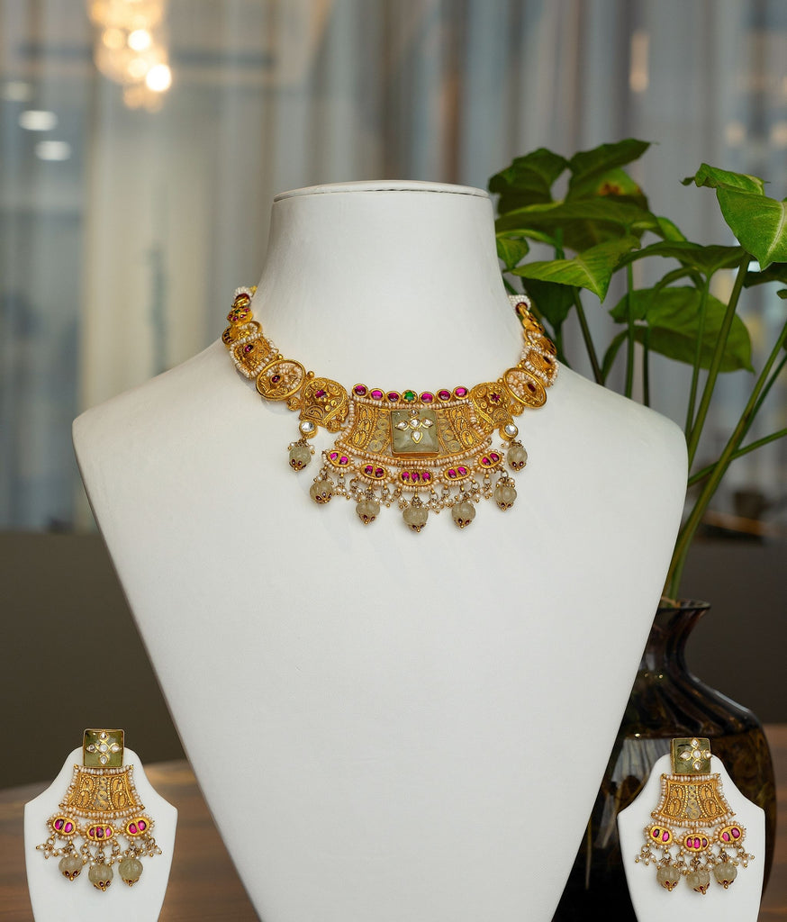 Sapna 22kt Gold Necklace Set