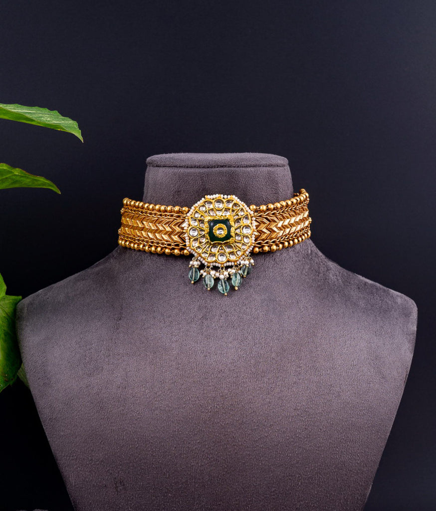 Choker Necklace 925 Silver Gold Plated Jewellery 925 Silver Hot