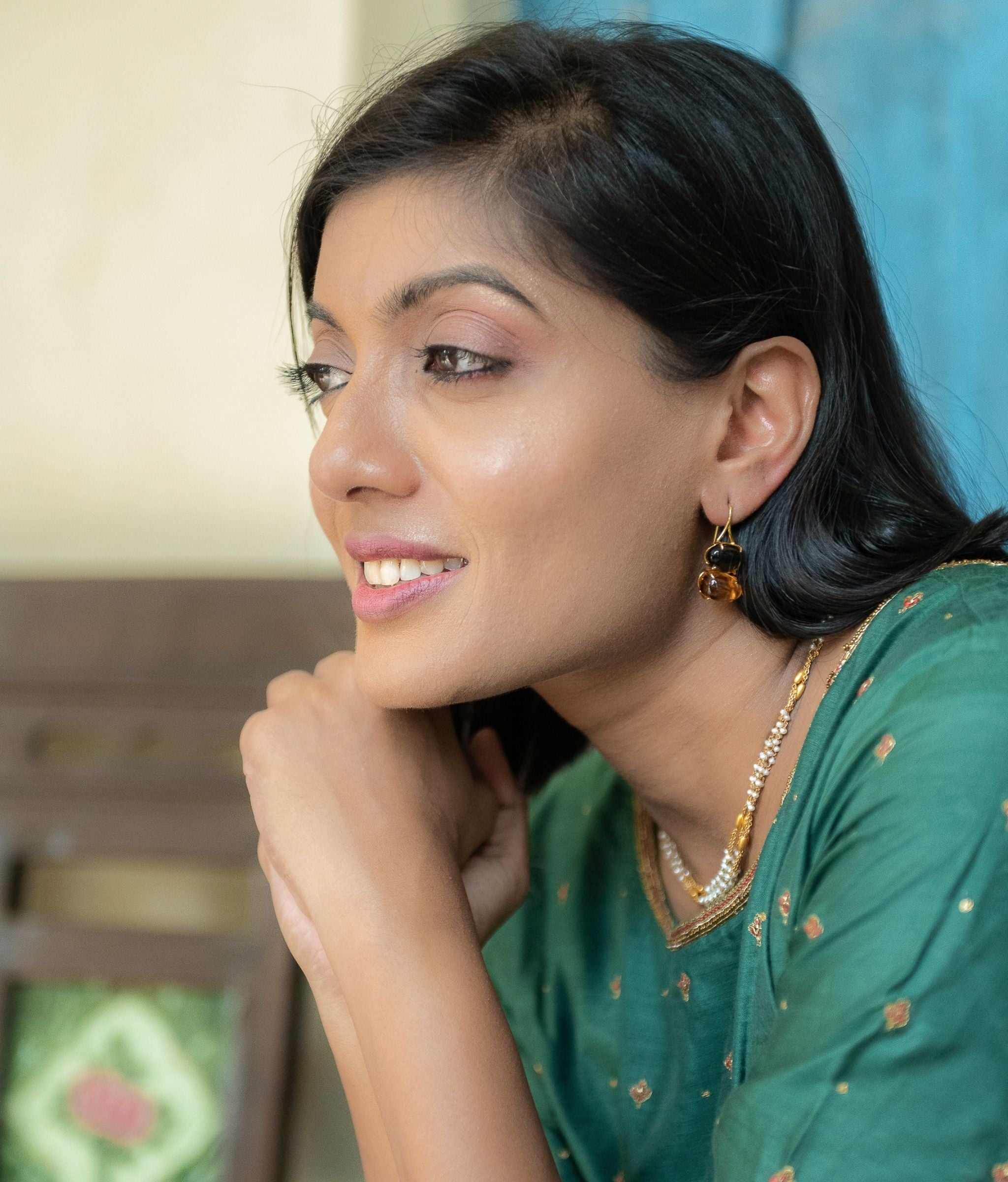 Aaliya 18K Gold Earrings