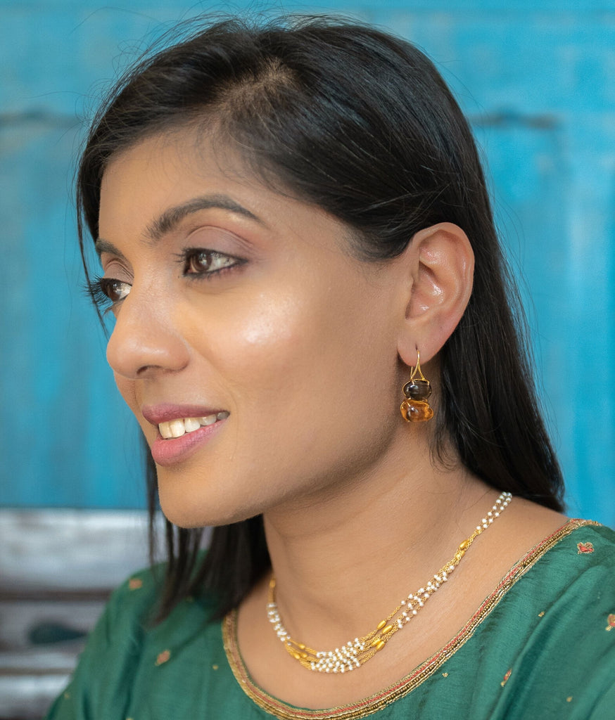 Aaliya 18K Gold Earrings