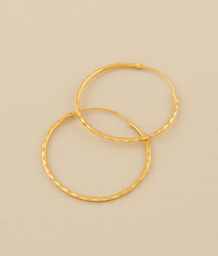 Amara Gold Hoop Earrings