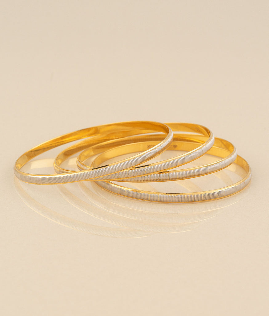 Amira Gold Bangles Set Of 4