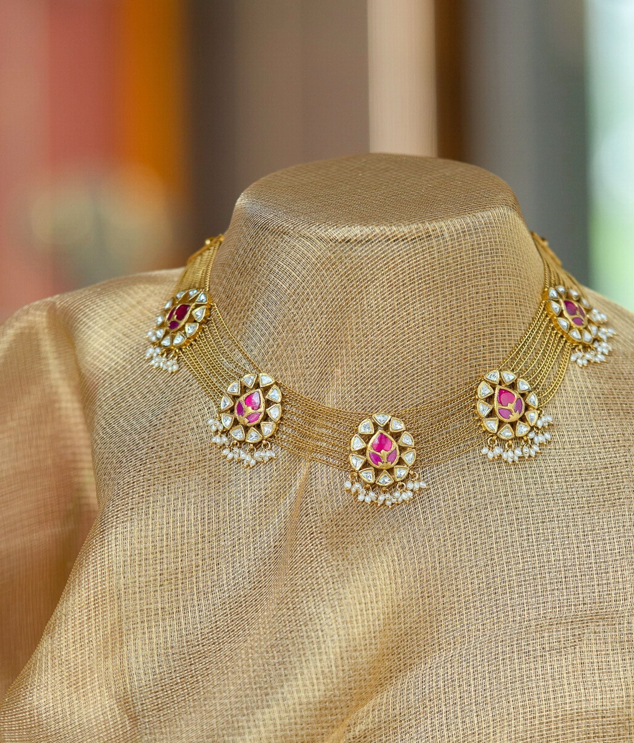 Anjali 22K Gold Necklace Set