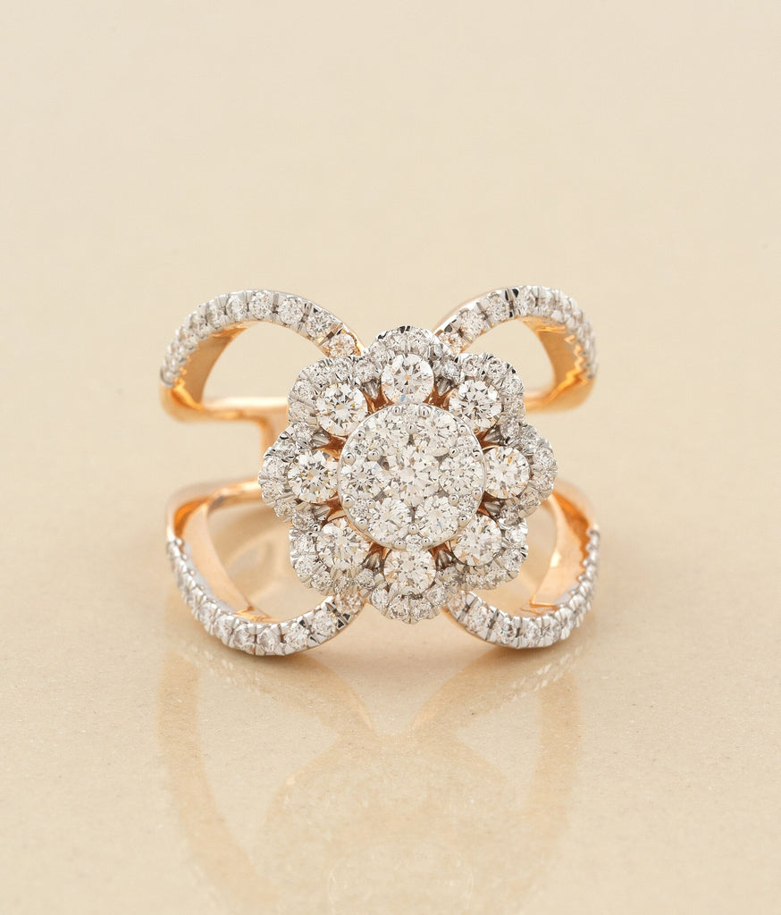 Buy Yellow Gold Rings for Women by Iski Uski Online | Ajio.com