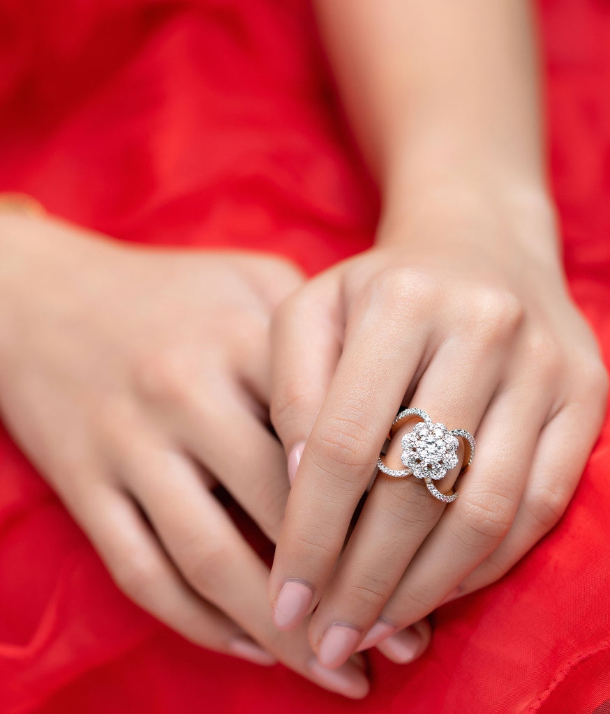 Anne Diamond Cocktail Ring