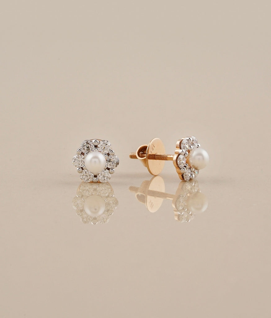 Audrey Gold & Diamond Earrings