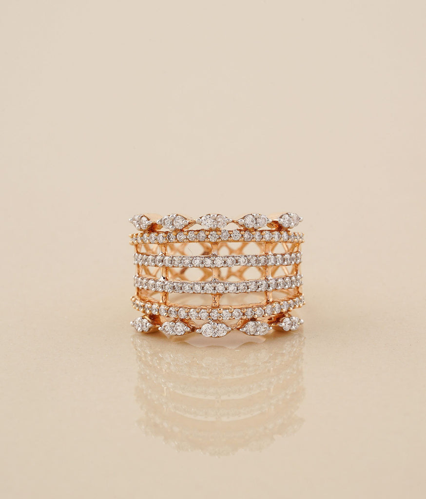 Band Of Gold & Diamonds Ring