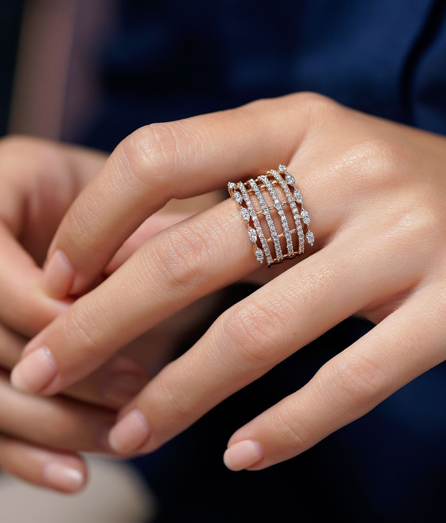 Band Of Gold & Diamonds Ring