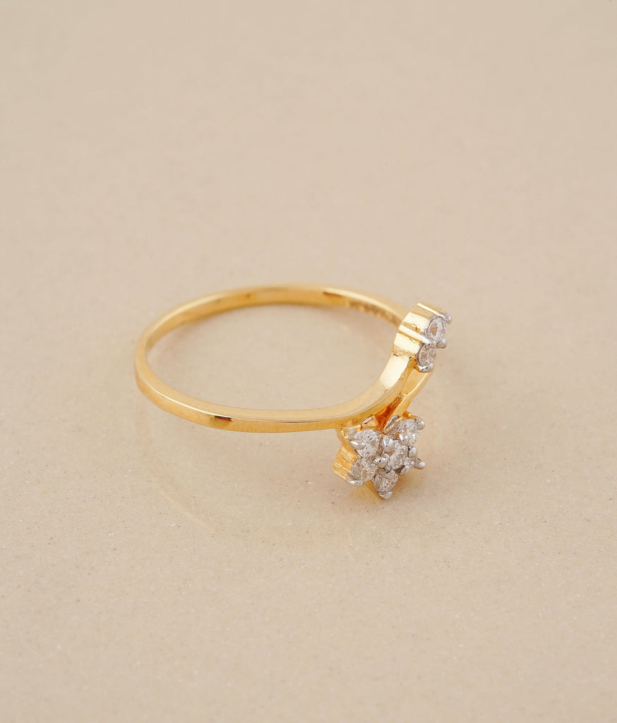 Bianca 18K Gold & Diamond Ring