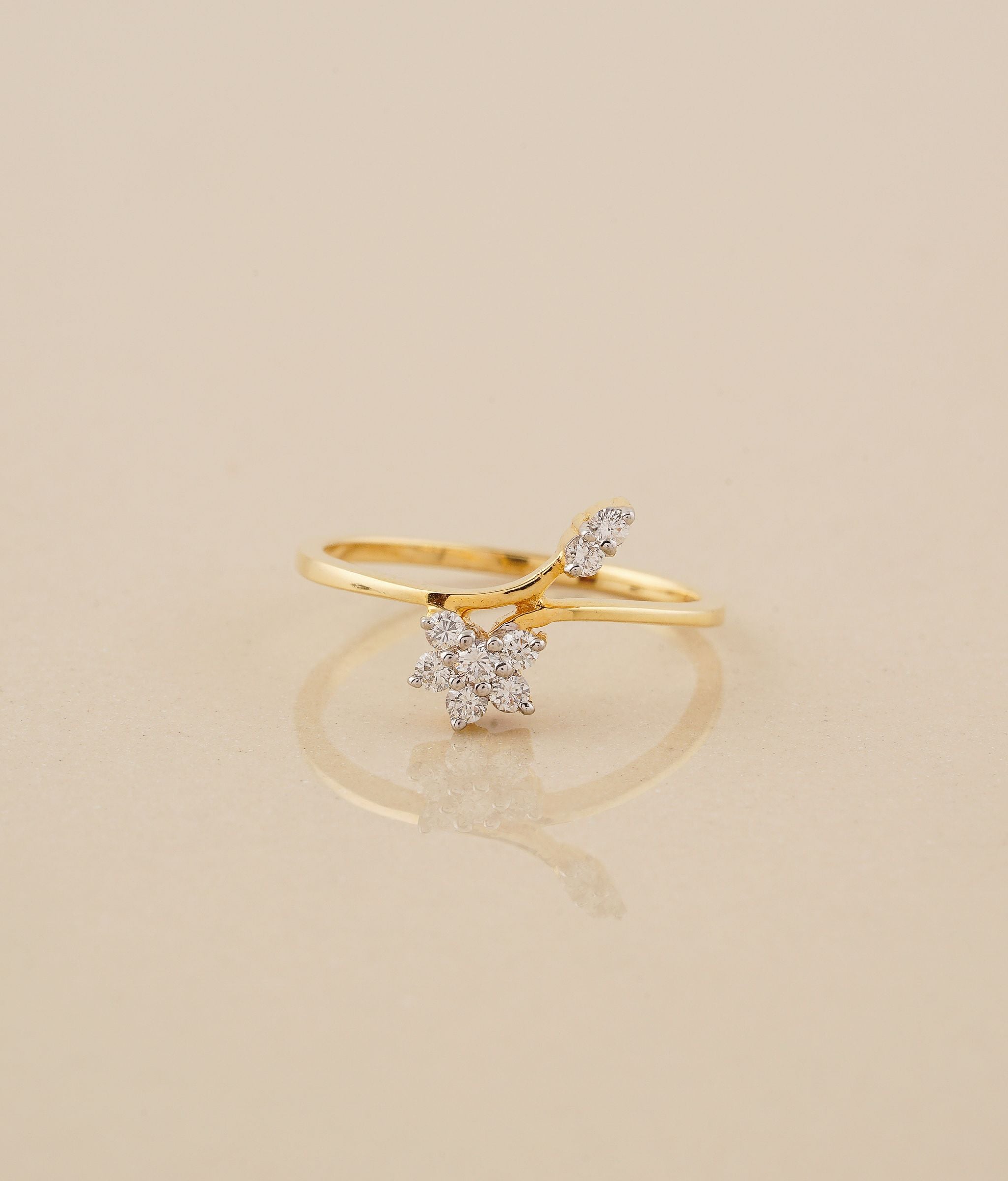 Bianca 18K Gold & Diamond Ring