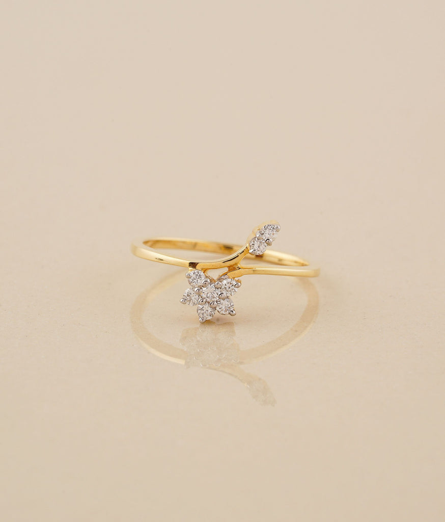 Bianca 18K Gold & Diamond Ring