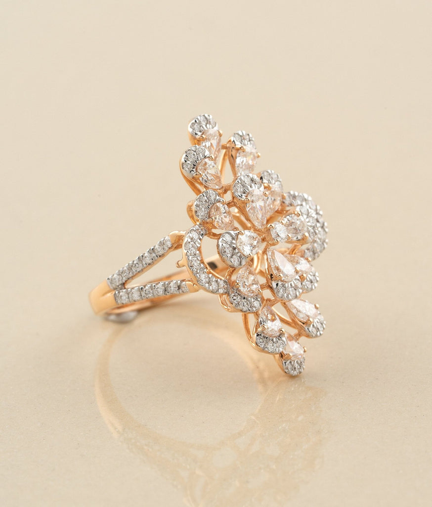 Celeste Gold & Diamond Cocktail Ring