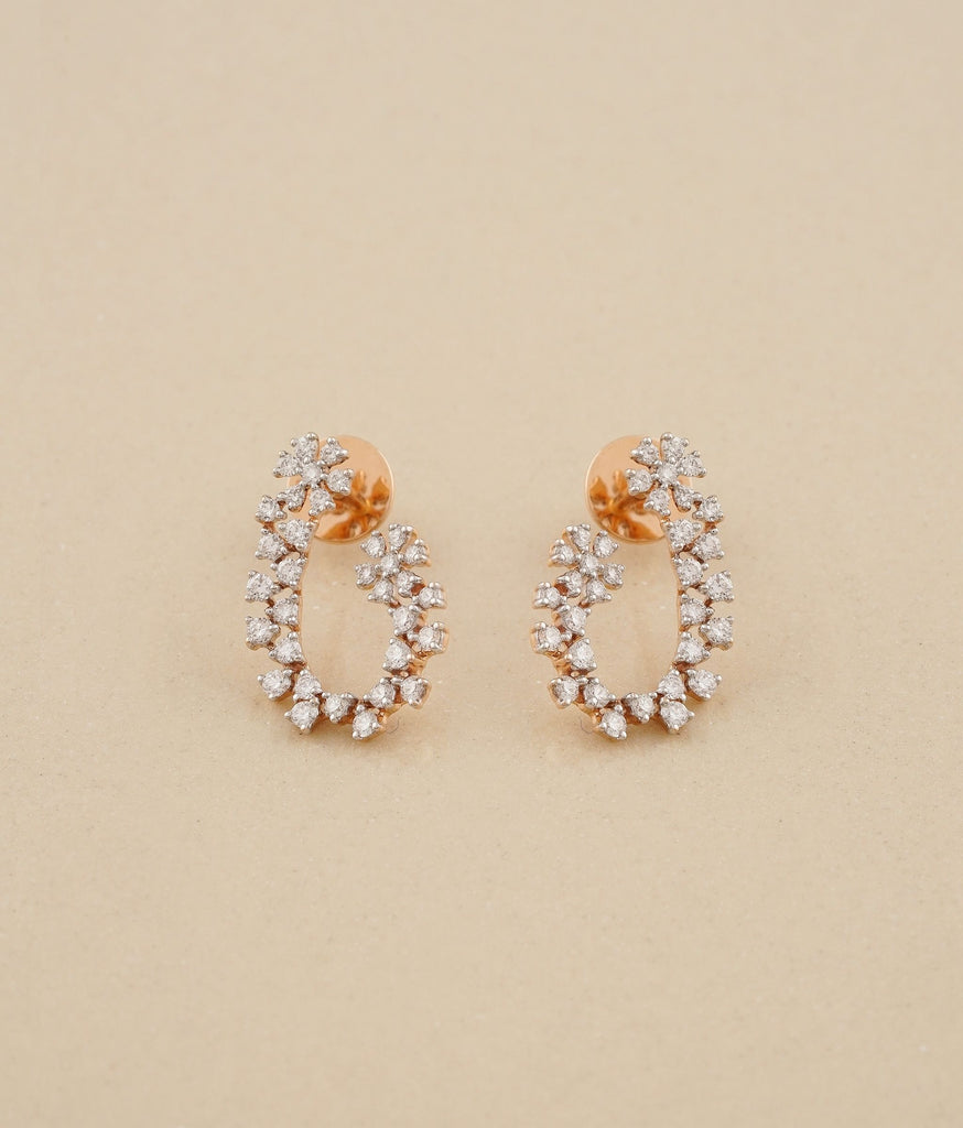 Circa Gold & Diamond Earrings