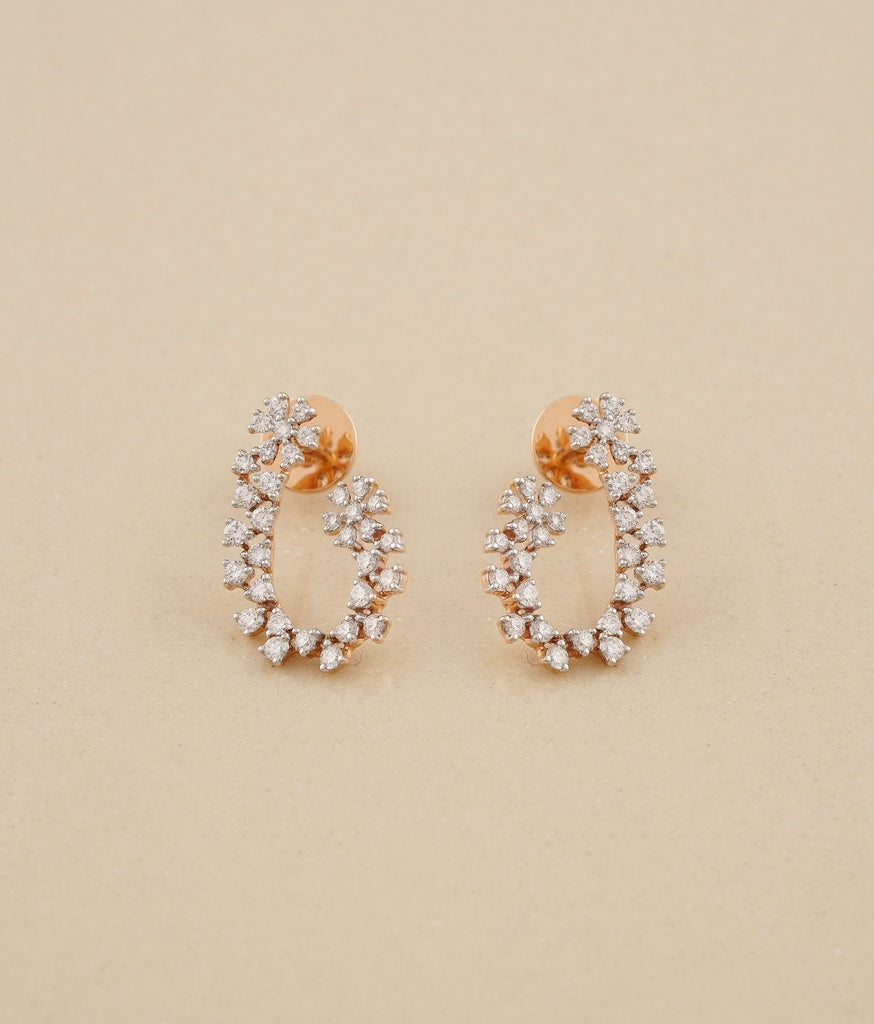 Circa Gold & Diamond Earrings
