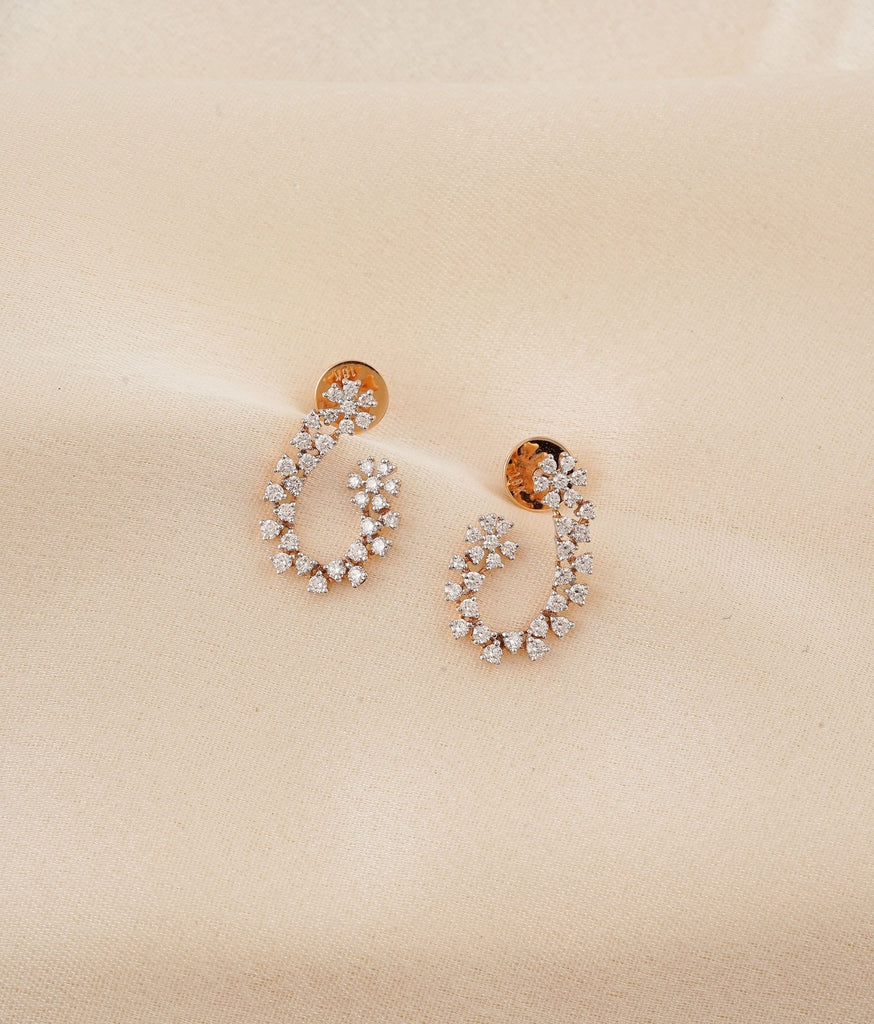 Circa Gold & Diamond Earrings