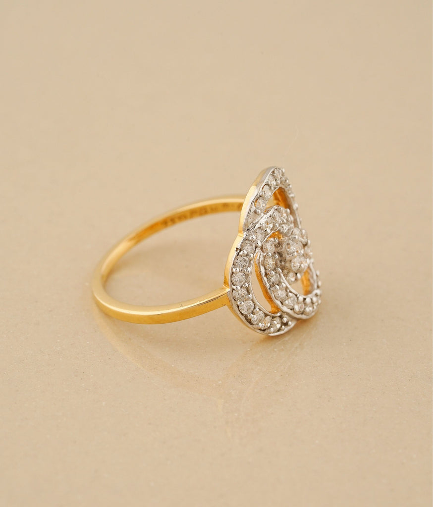 Circel Of Life Gold & Diamond Ring