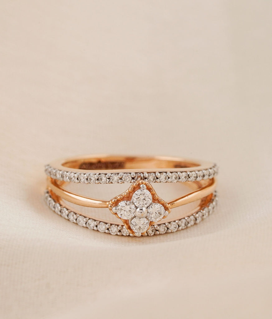 Daizy Gold & Diamond Ring