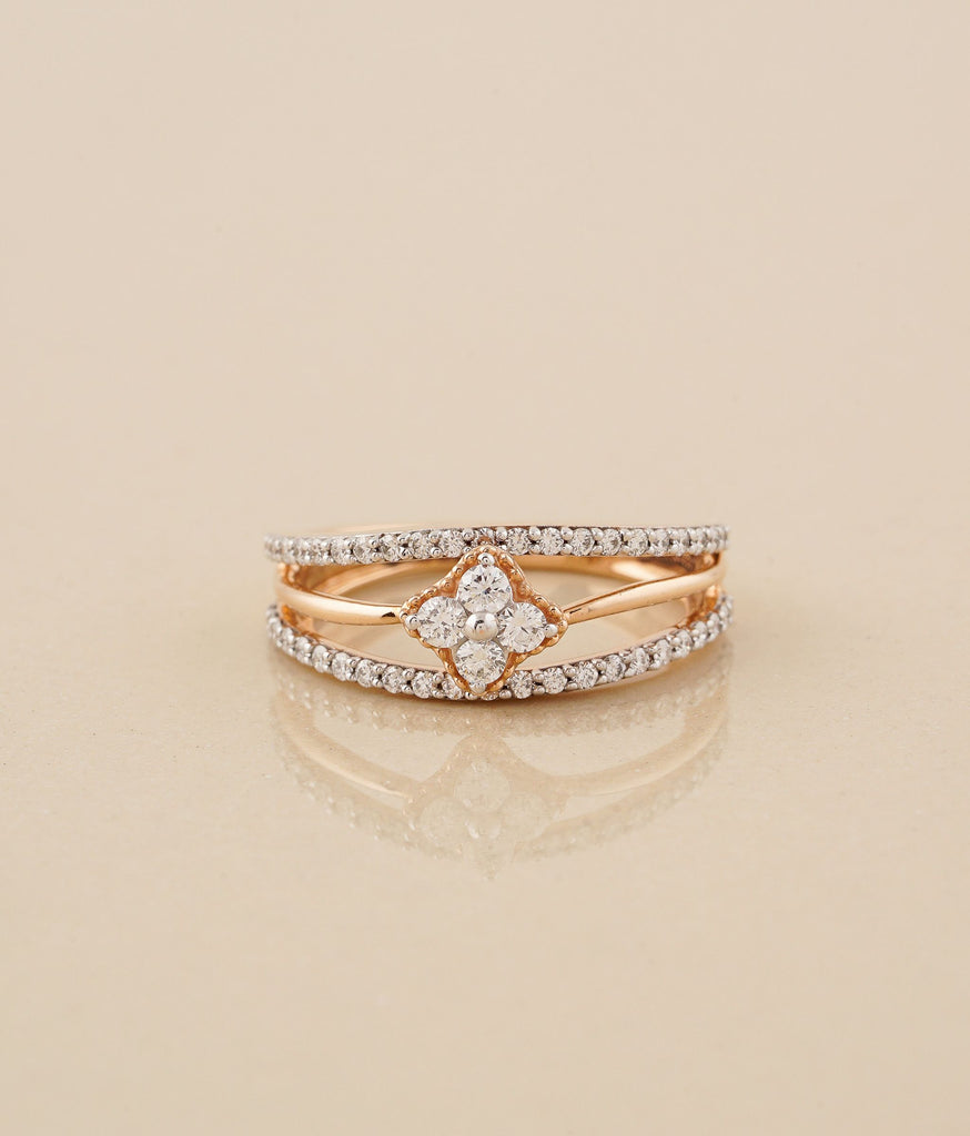 Daizy Gold & Diamond Ring