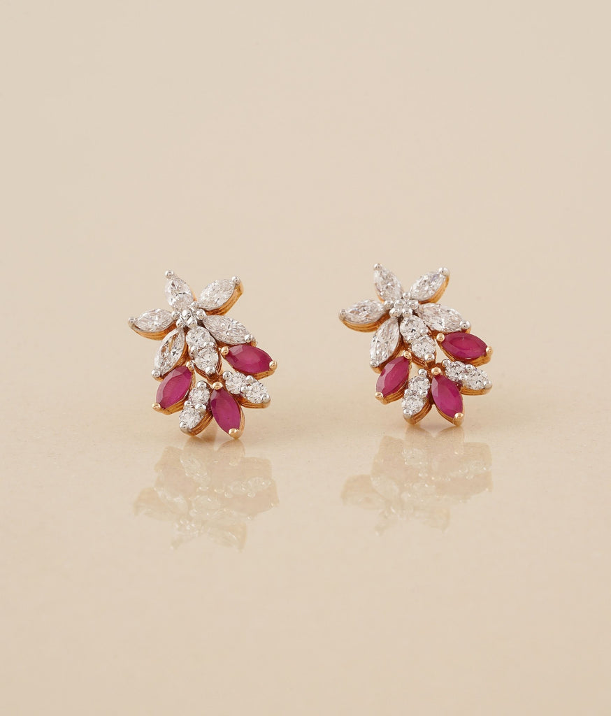 Buy White Gold Earrings for Women by Dishis Online | Ajio.com