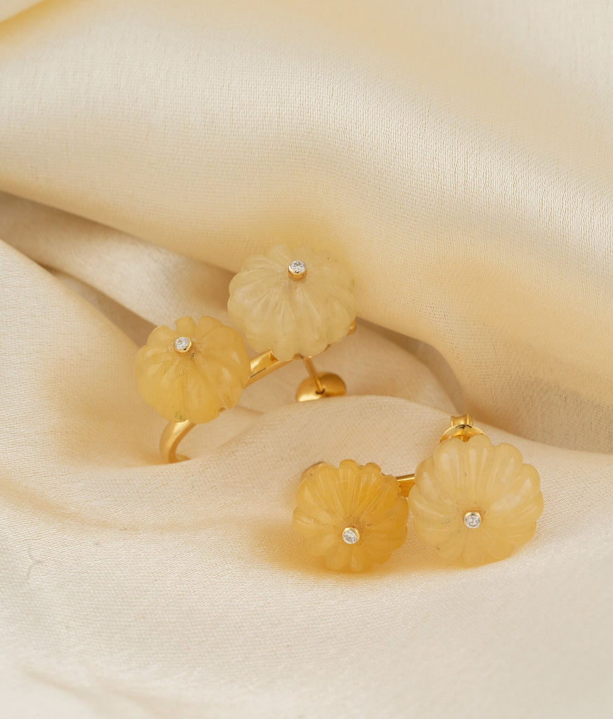 Floret 18K Gold Earrings