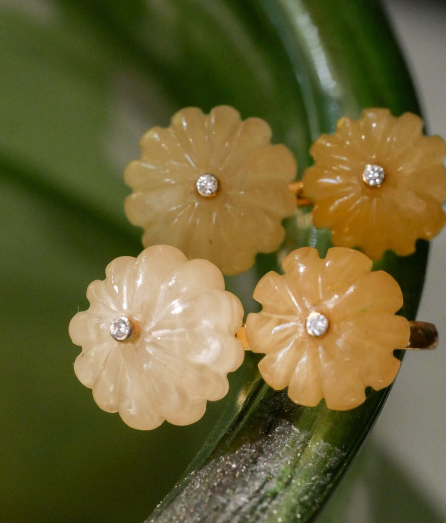 Floret 18K Gold Earrings