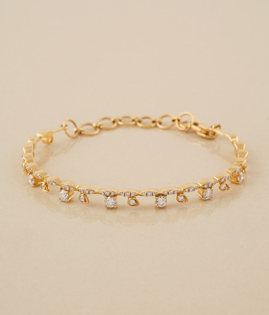 Gul 18K Gold Diamond Bracelet