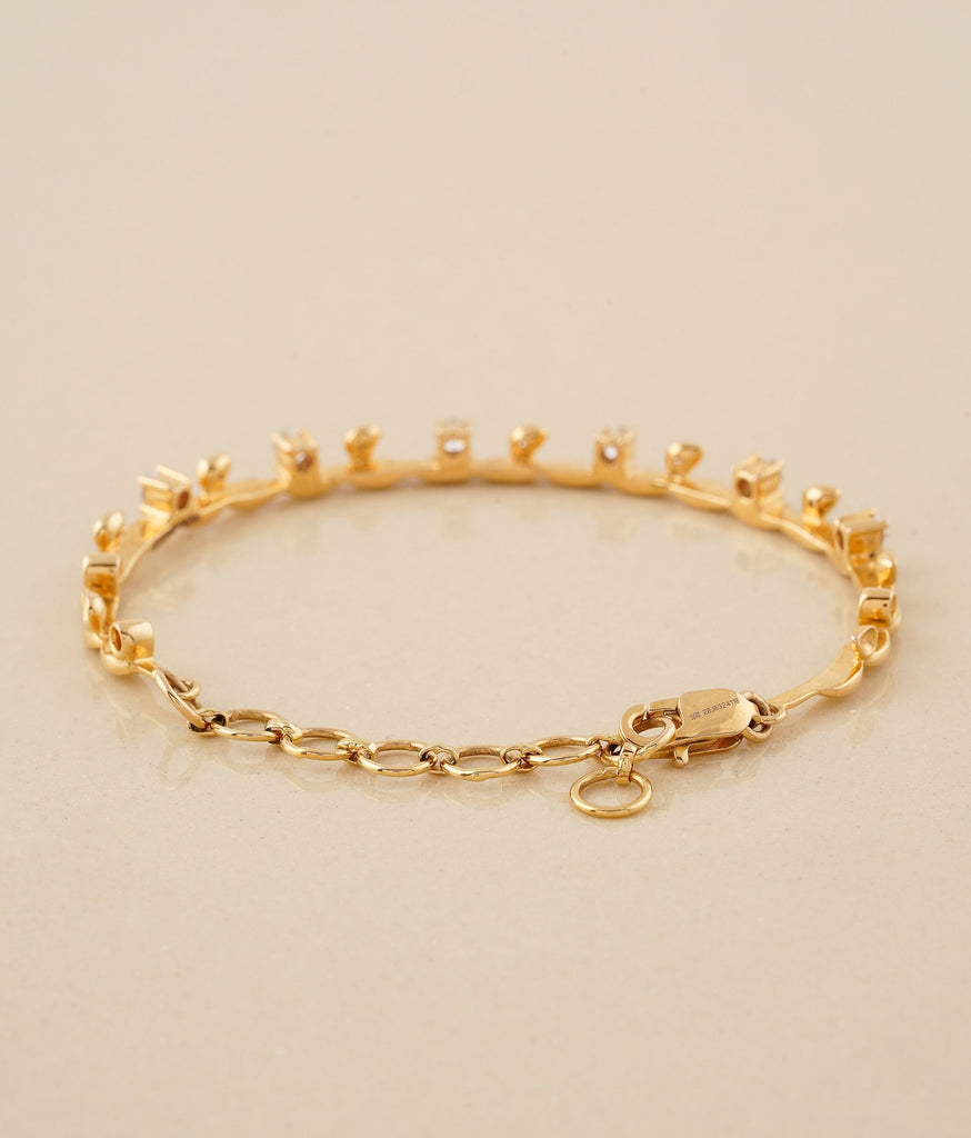 Gul 18K Gold Diamond Bracelet