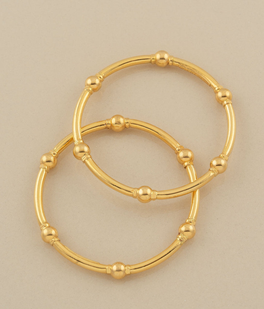 Ira 22K Gold Bangles Set Of 2