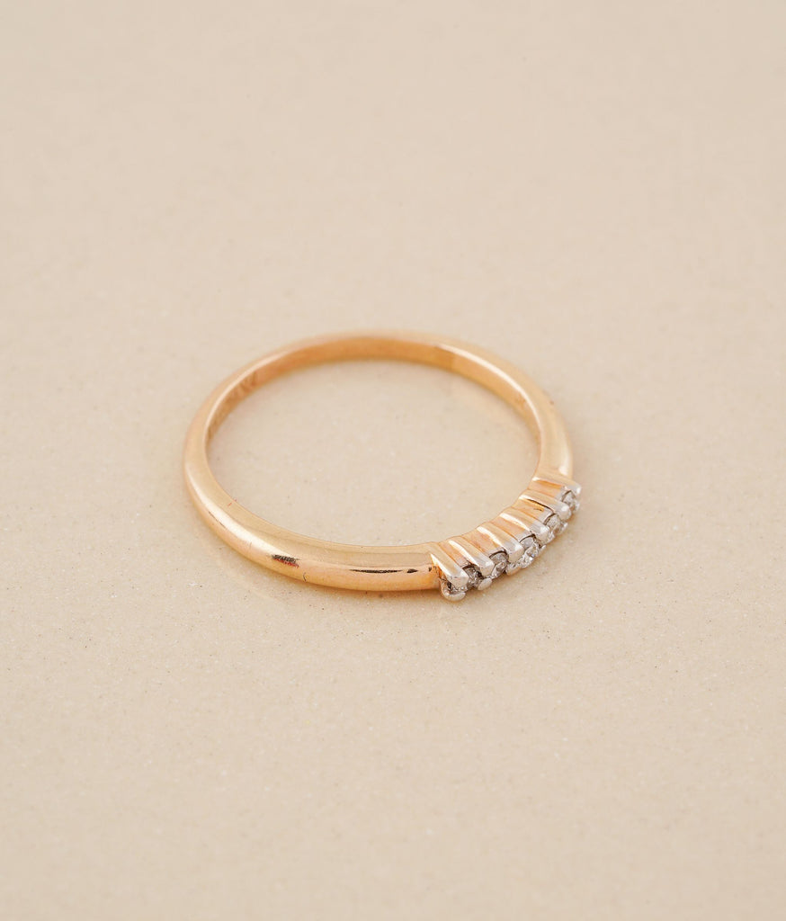 925 Sterling Silver Diamond Band Ring | House of Hue