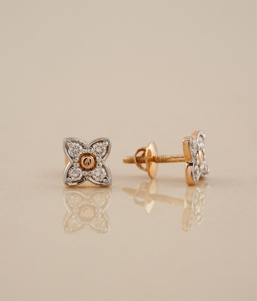 Juhi Gold & Diamond Earrings