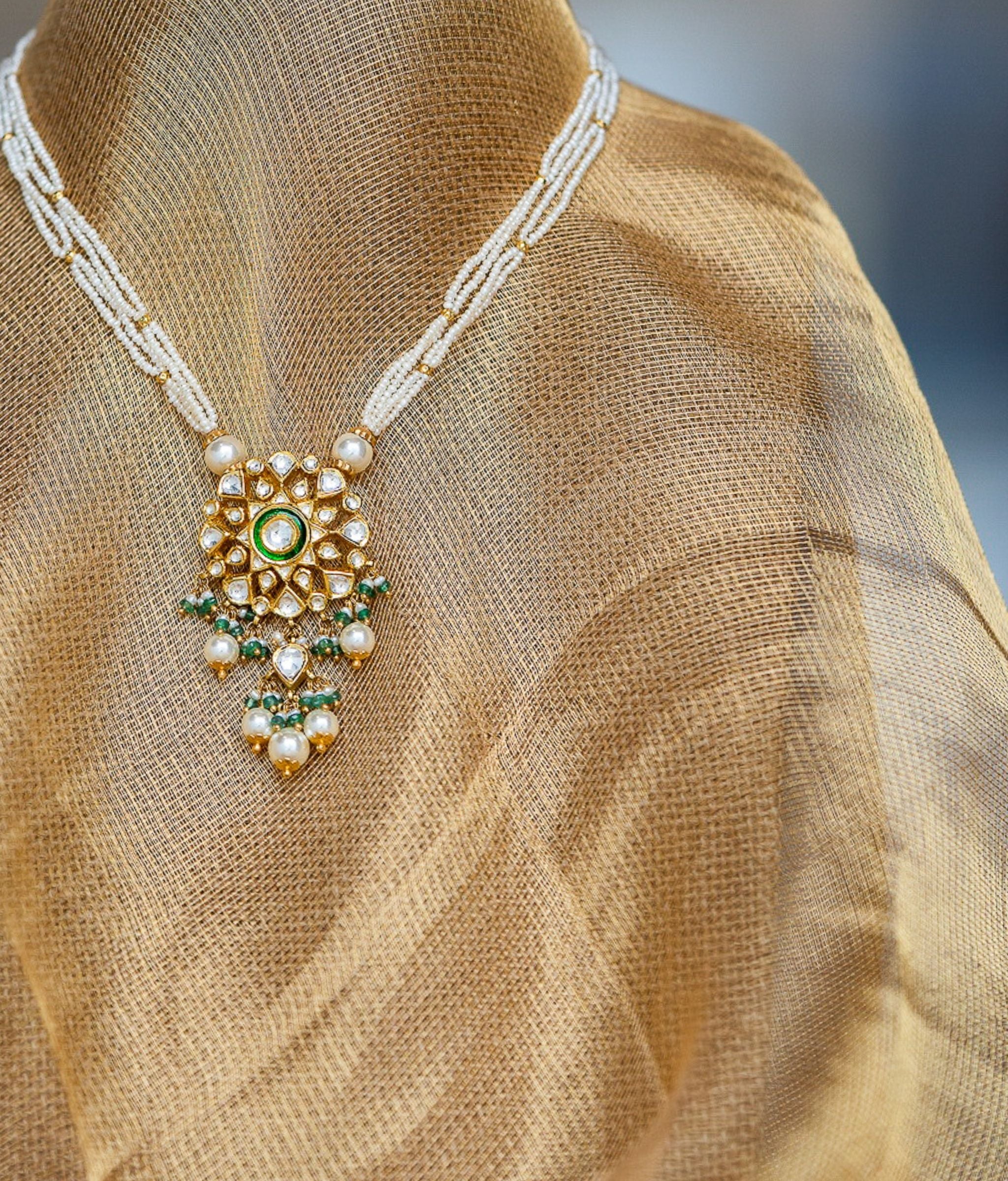Jyotsana 22K Gold Necklace Set