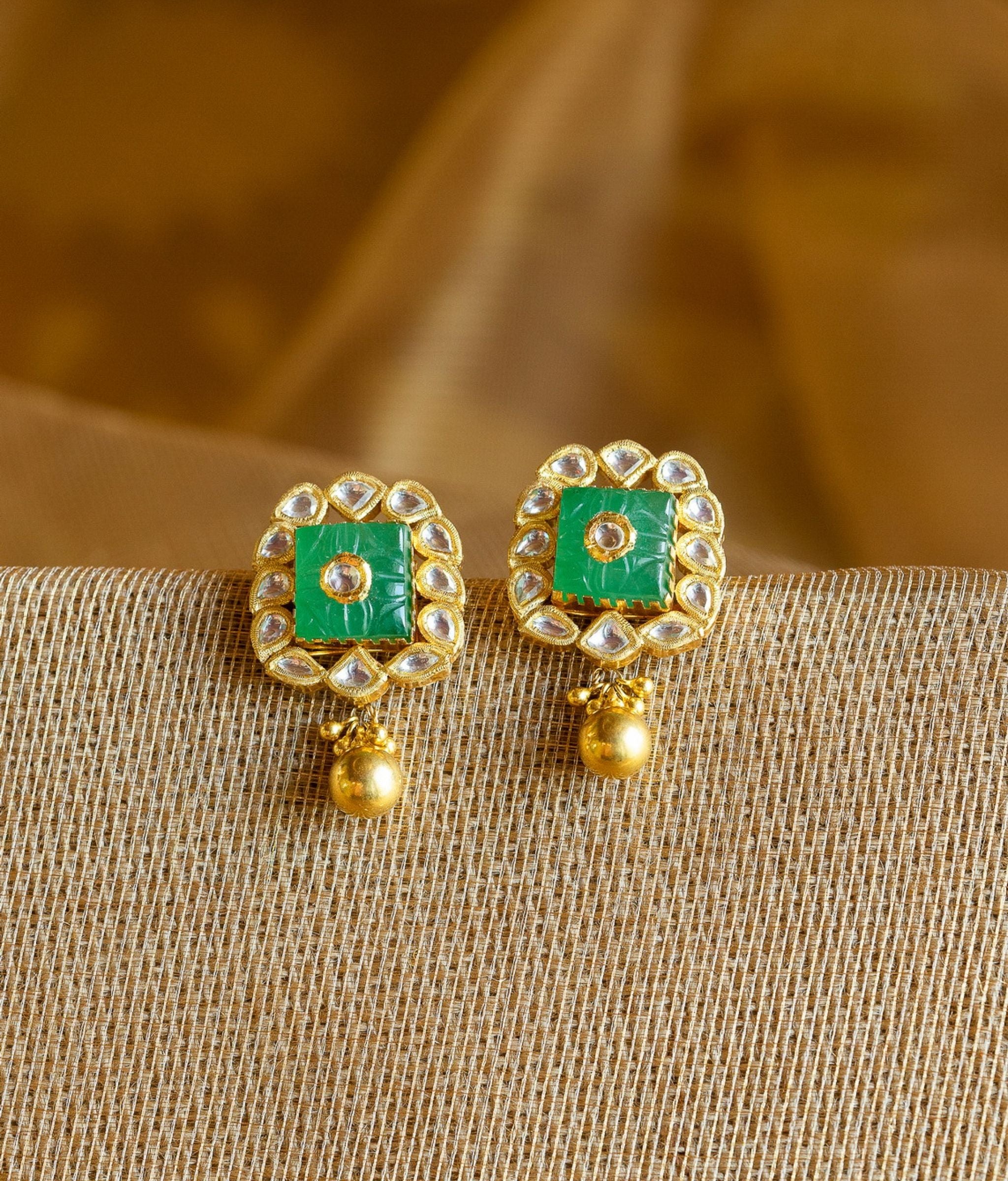 Kaamini Pearl & Polki Gold Choker Set